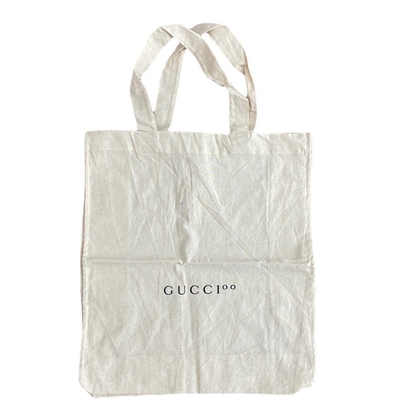 Authentic Gucci Canvas shopping bag NEW - Picture 8 of 8